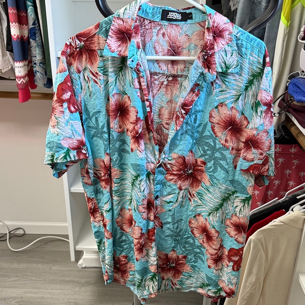 Men's Floral Hawaiian Shirt
